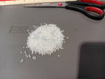 15g 2mm White AB Glass Seed Beads