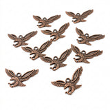 10pc Copper Eagle Pendants