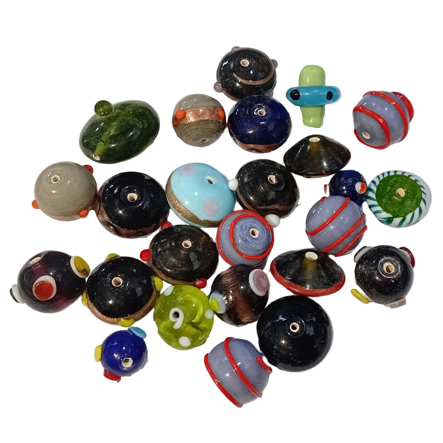 100g Lost In Space Lampwork Beads