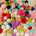 20pc Mixed Resin Flower Cabochons