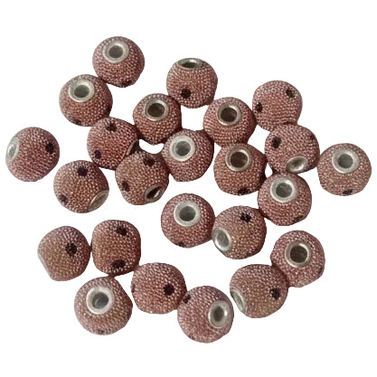 CLEARANCE! 24pc Purple Kashmiri Beads