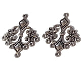 2pc Silver Chandelier Connectors