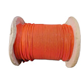 10M 1mm Dark Orange Cotton Cord