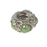 1pc Green Pearl European Charm Bead