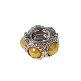 1pc Gold Pearl European Charm Bead