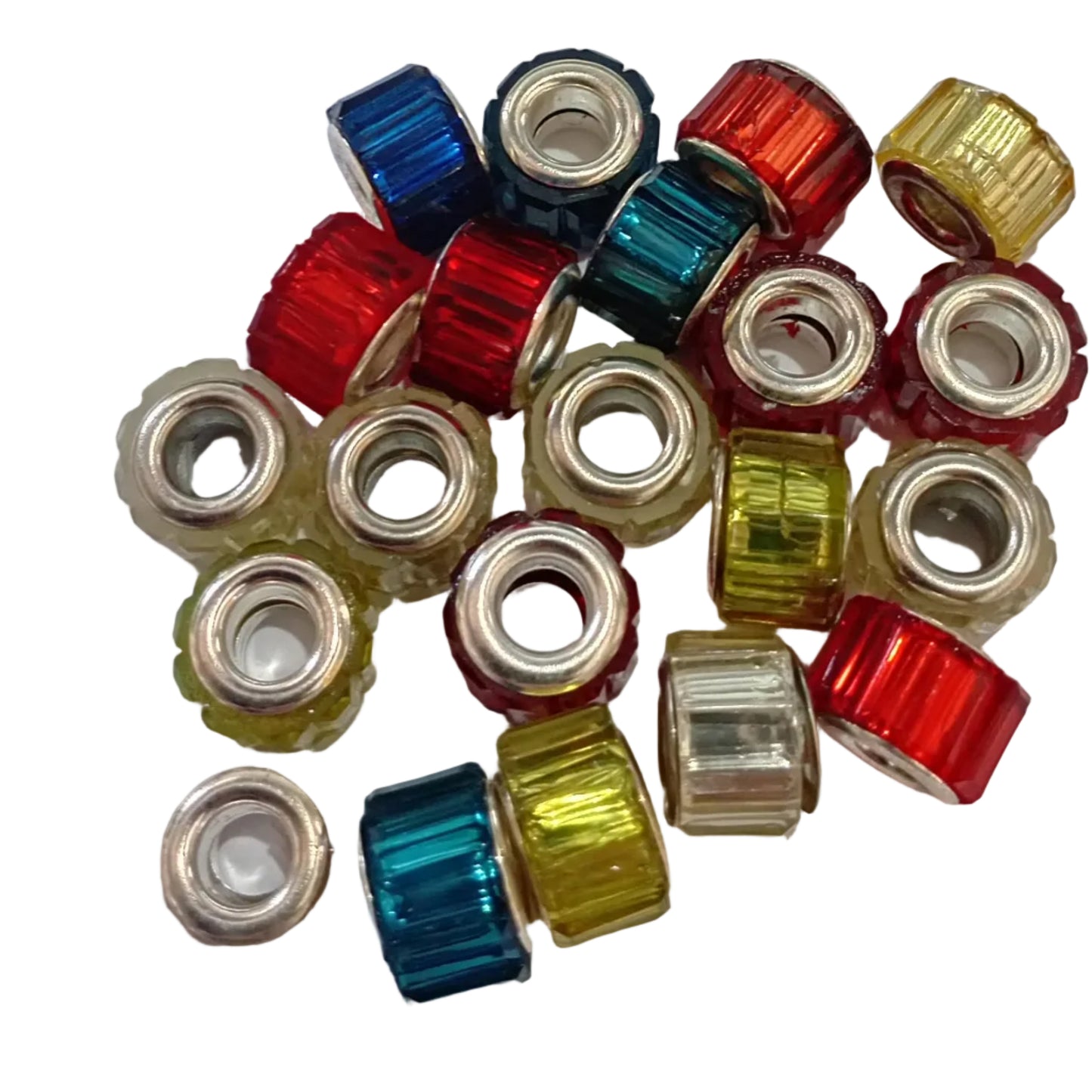 20pc Mix Of European Acrylic Beads