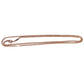 Long Rose Gold Rope Necklace Chain