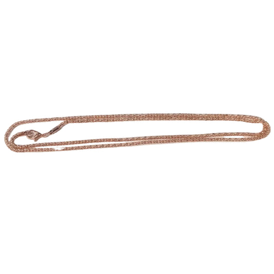 Long Rose Gold Rope Necklace Chain