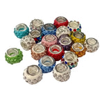 20pc Mix Of European Rhinestone Beads