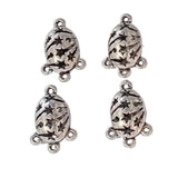 4pc Oval connectors With Stars
