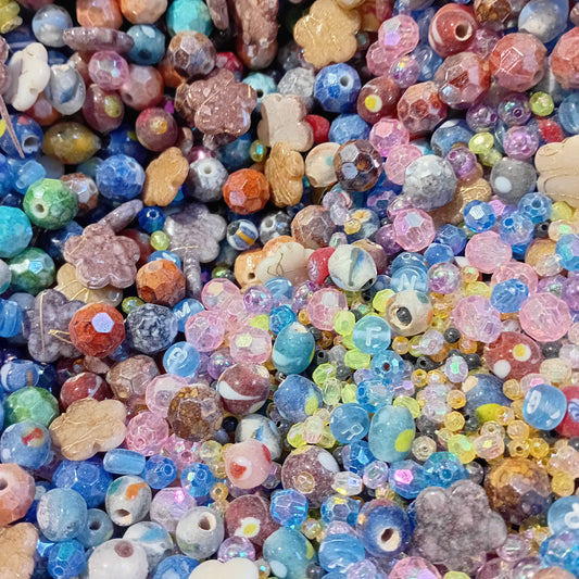 50g Scoop of Glass & Acrylic Beads
