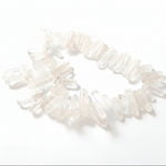 Natural Clear Quartz Point Beads