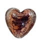 1pc 35mm Clear Black & Gold Heart Bead