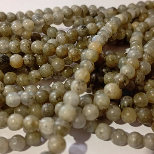 4mm Dyed  Labradorite Gemstone Beads