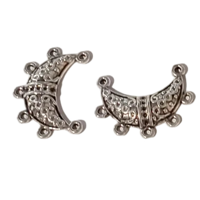 10pc Silver Chandelier Earpy