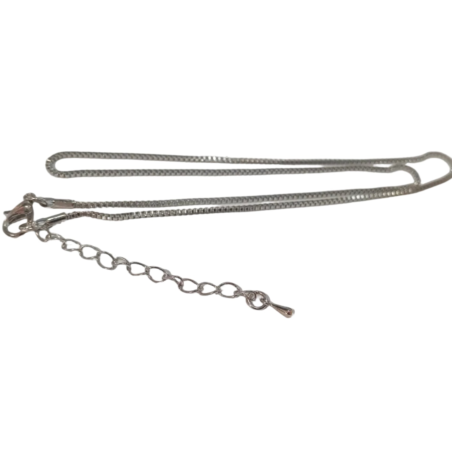 Silver Box Chain Necklace