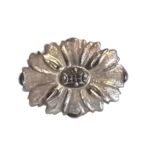 1pc Silver Vintage USA Flower