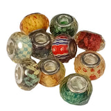 10pc Mixed Faceted European Bead Pack