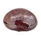 1pc 26mm Purple & Silver Heart Bead