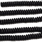 25pc 8mm Black Glass Disc Beads