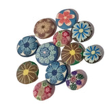12pc Round Mixed Disc Polymer Clay Beads