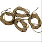 CLEARANCE 11.5 Meters Of 2mm Dark Green Precut Coiled Cotton Cord