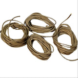 CLEARANCE 11.5 Meters Of 2mm Dark Green Precut Coiled Cotton Cord