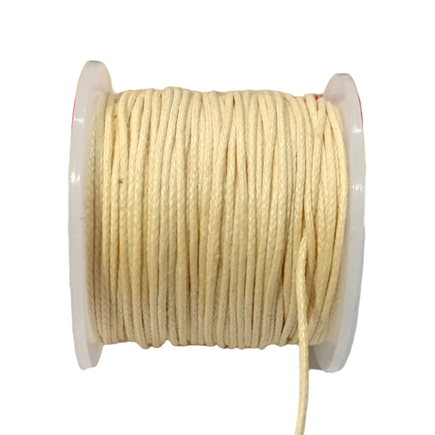 25M 0.5mm Cream Cotton Cord