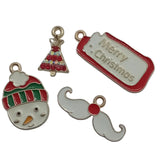 4pc Enamel Christmas Charms Set 10.