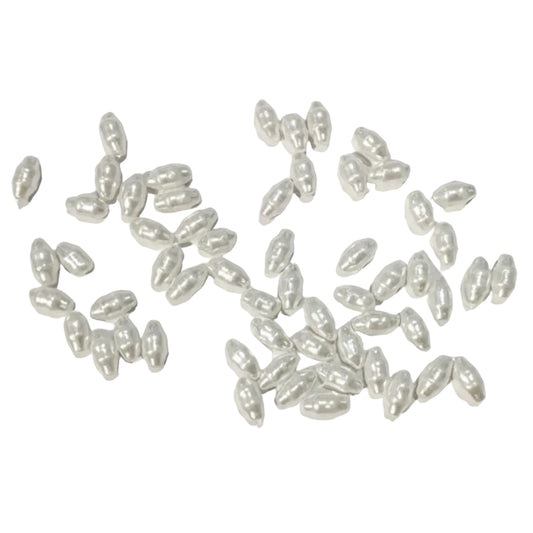10g White Faux Pearl Acrylic Beads