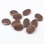 10pc Copper Oval Tree Charms