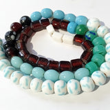 64pc Mixed Lampwork Bead String