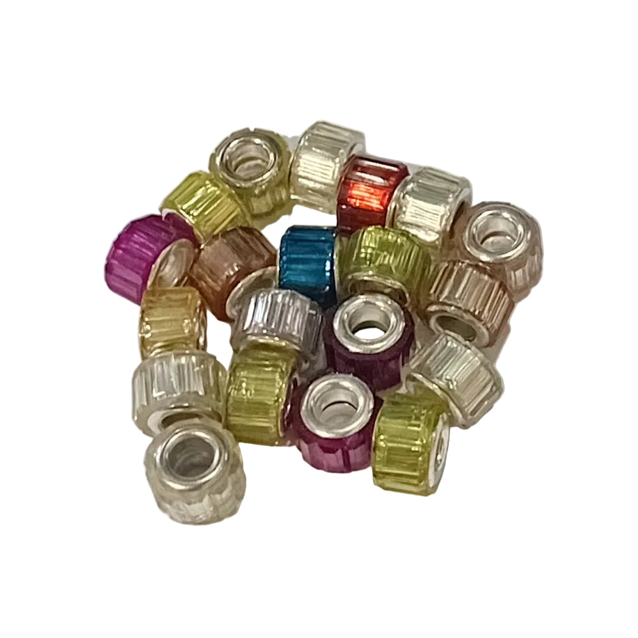 20pc Mix Of European Acrylic Beads
