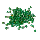 150 5mm Light Green Column Glass Beads