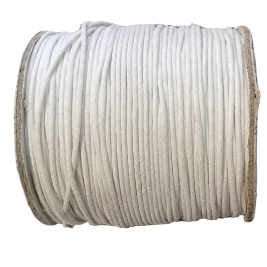 10M 1.5mm White Cotton Cord