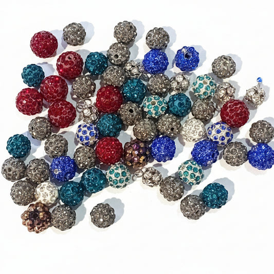 CLEARANCE! 60pc Mixed Rhinestone Beads