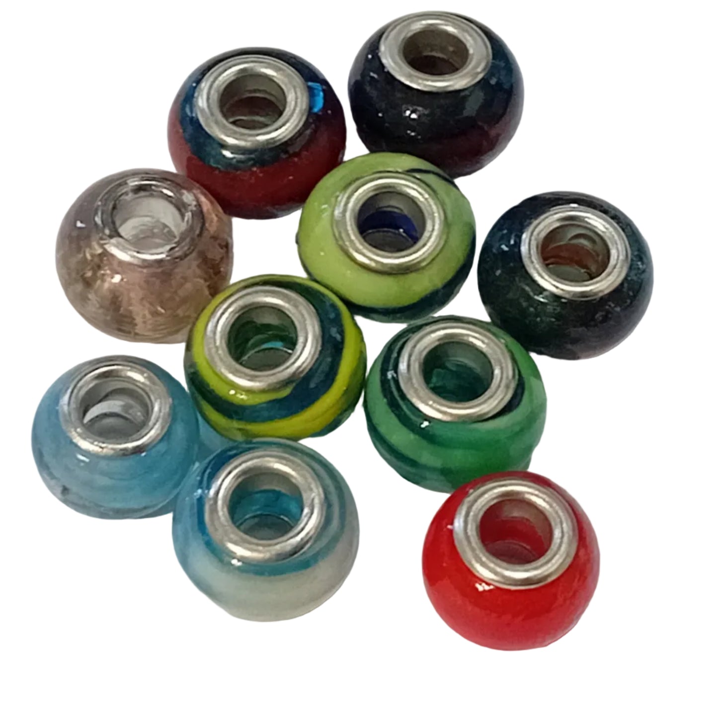 10pc Mixed European Bead Pack