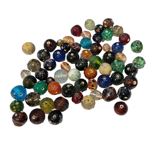 100g Stardust Lampwork Beads
