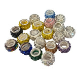 20pc Mix Of European Rhinestone Beads