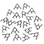 20pc Silver Chandelier Earring Components