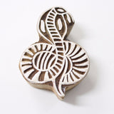 Snake Hand Carved Indian Block Stamp
