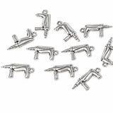 10pc Silver Power Drill Charms