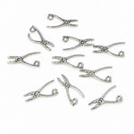 10pc Silver Plier Charms