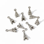 10pc Silver Eiffel Towers