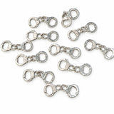 10pc Silver Handcuff Charms